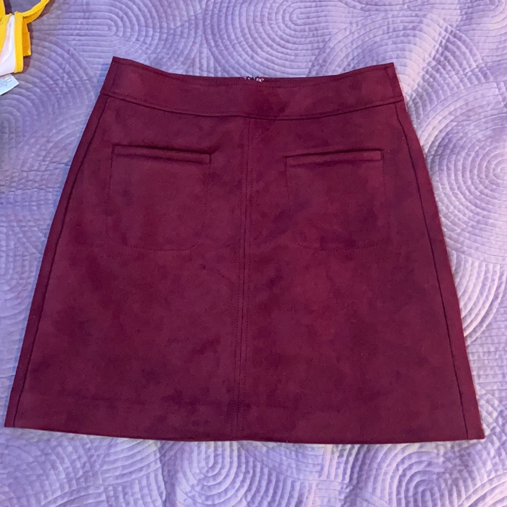 Burgundy (Maroon) skirt from LOFT new with tags